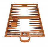 Dal Rossi Tan Backgammon 18″ PU Leather