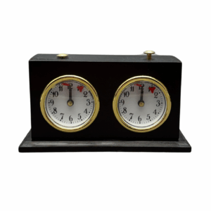 Chess Timers - Dark wood analogue - Image 1