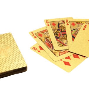 Dal Rossi Italy Luxury 24k 99.9% Genuine Gold Plated Playing cards. - Image 1