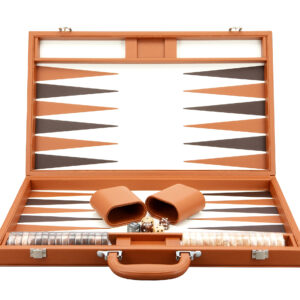 Dal Rossi Tan Backgammon 18" PU Leather - Image 1