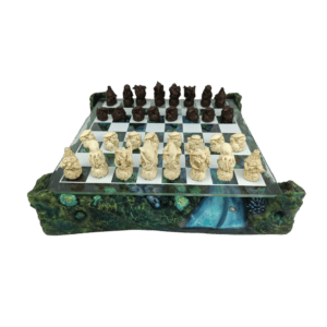 OCEAN CHESS SET  MADE FROM POLY RESIN  - Image 1