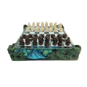OCEAN CHESS SET  MADE FROM POLY RESIN  - Image 5