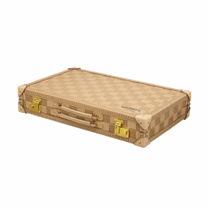 Dal Rossi Italy Sandstone PU Leather 18 inch Backgammon - Image 2