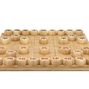Dal Rossi Bamboo Chinese Chess Set 48cm - Image 2