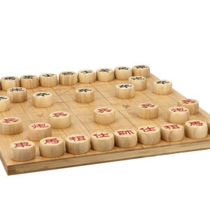 Dal Rossi Bamboo Chinese Chess Set 48cm - Image 1