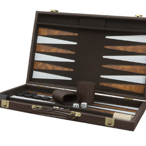 Backgammon, Alligator skin 18"