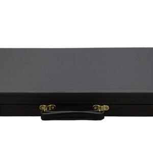 Backgammon, Black Strip Textured,18" - Image 4