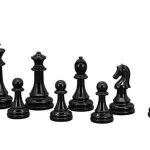 Dal Rossi Italy Modern Staunton Style Black and White Chess Pieces - Image 3