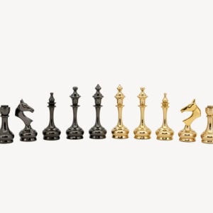 Dal Rossi Chess Set 16", with Brass Cap Staunton chessmen