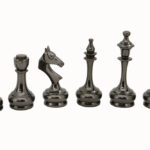 Dal Rossi Brass Cap Staunton chessmen ONLY Dal Rossi Brass Cap Staunton chessmen ONLY