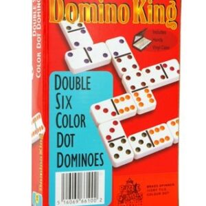 Dominoes - Domino King, double 6, colour dots, spinners