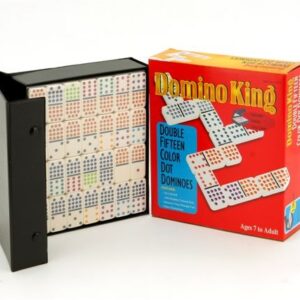 Dominoes - Domino King, double 15, colour dots