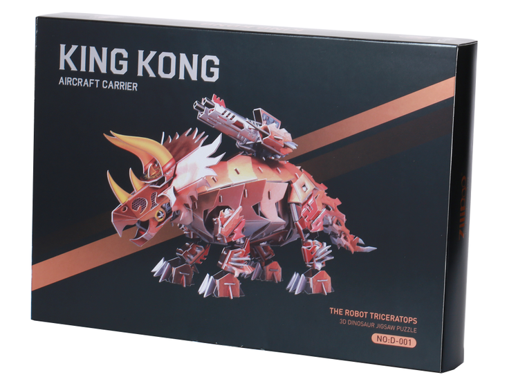 3D Puzzles: "THE ROBOT TRICERATOPS"