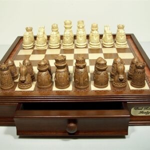 Dal Rossi  Medieval Chess Pieces Polyresin  ONLY, Board NOT INCLUDED