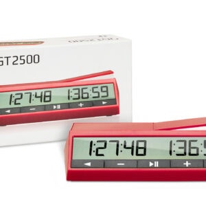 The DGT2500 is the new standard in game timing, approved and recommended by the International Chess Federation FIDE