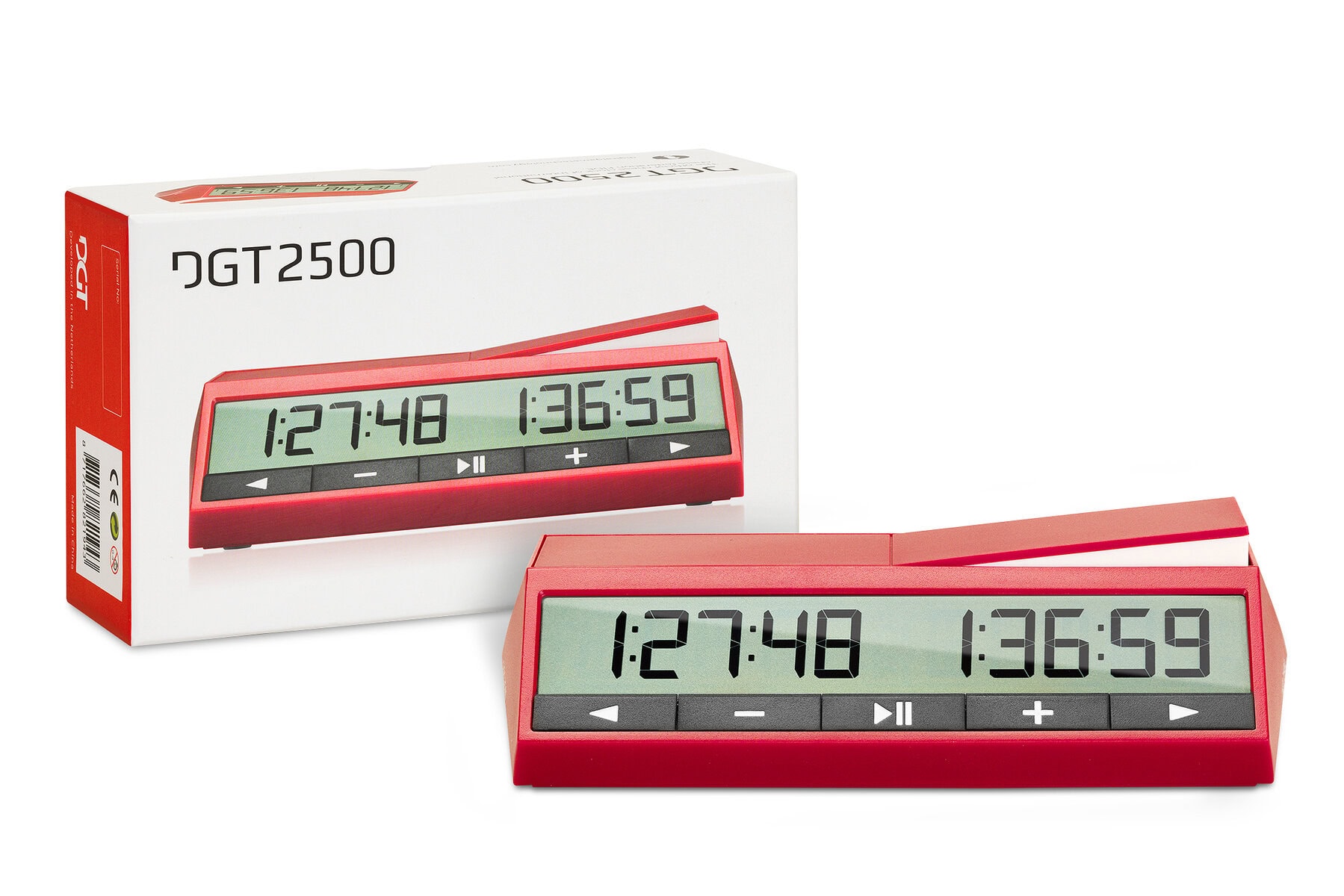 The DGT2500 is the new standard in game timing, approved and recommended by the International Chess Federation FIDE