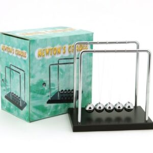 Newton's cradle / Balance balls, large, wood base