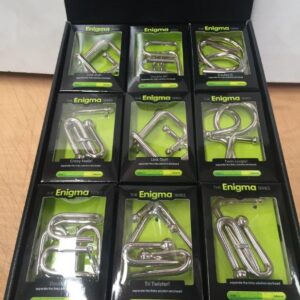 ENIGMA Display Unit of 27 Assorted Enigma Puzzles
