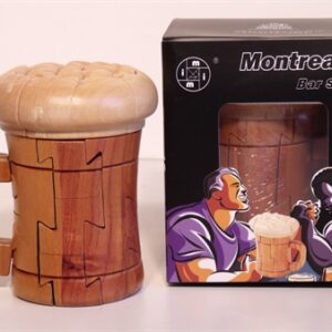 Montreal 3D Puzzles - Beer Mug Puzzle, Wood