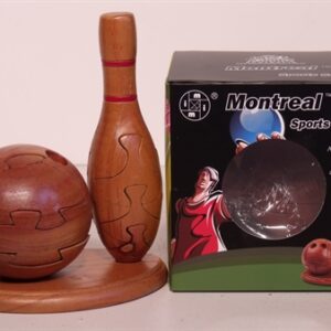 Montreal 3D Puzzles - Bowling Ball and Pin wooden