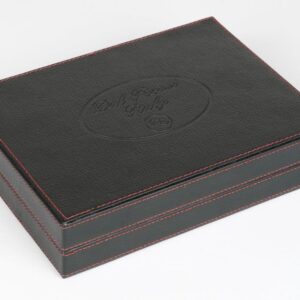 Dal Rossi Black Backgammon 9" PU Leather