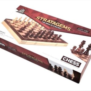 Chess set folding 12"