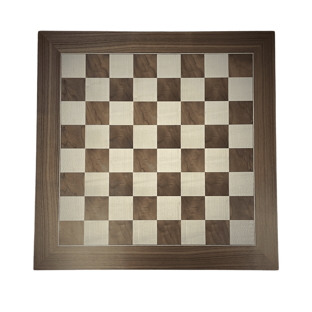 Dal Rossi Italy Chess Set 20" Board, With French lardy Chess Pieces, Boxwood / Sheesham 85mm Wooden Double Weighted