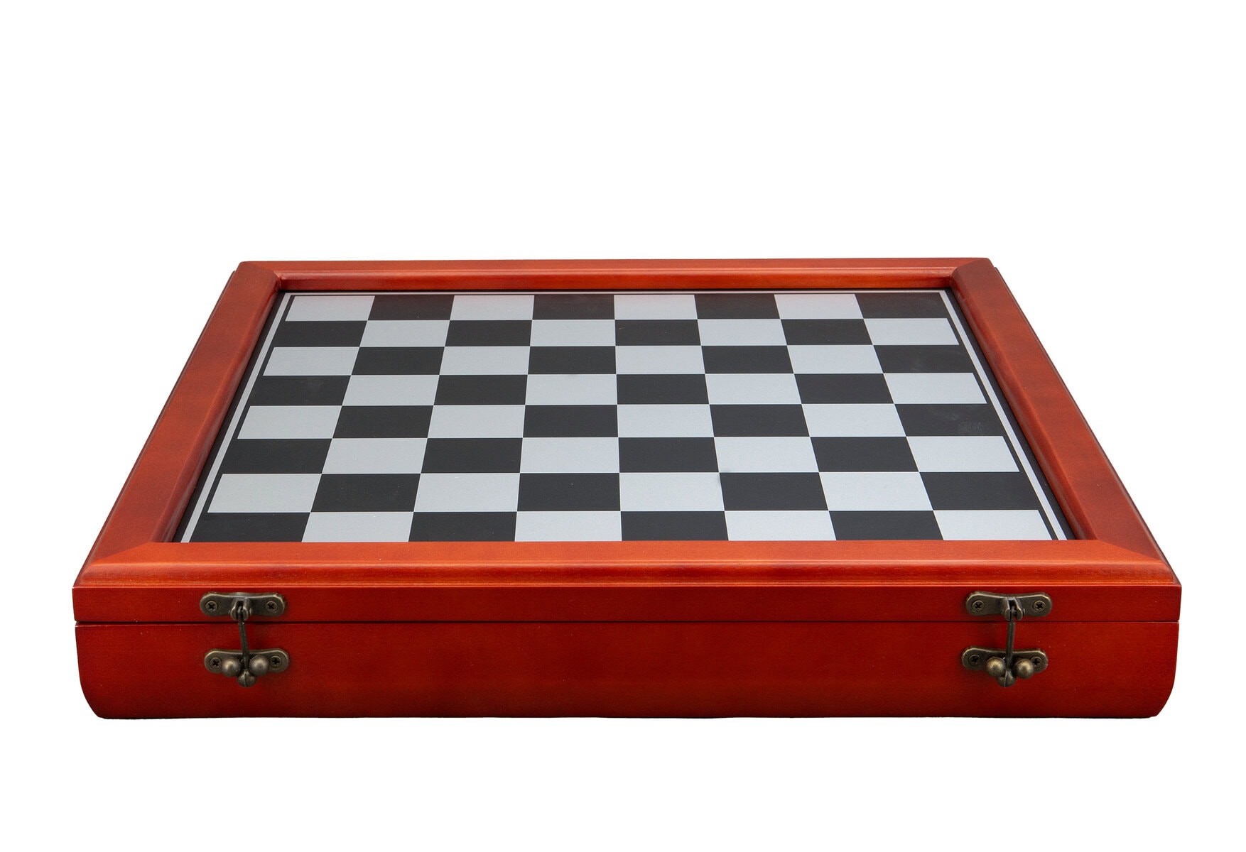 Hand Paint Chess Set - "Australiana" Theme with 75mm pieces, 45cm Chess Set Board + Storage Box
