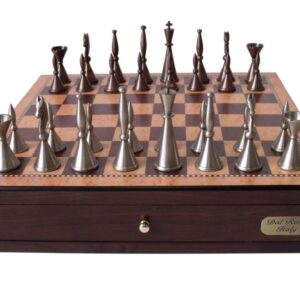 Dal Rossi Italy, Staunton Metal Chessmen ONLY