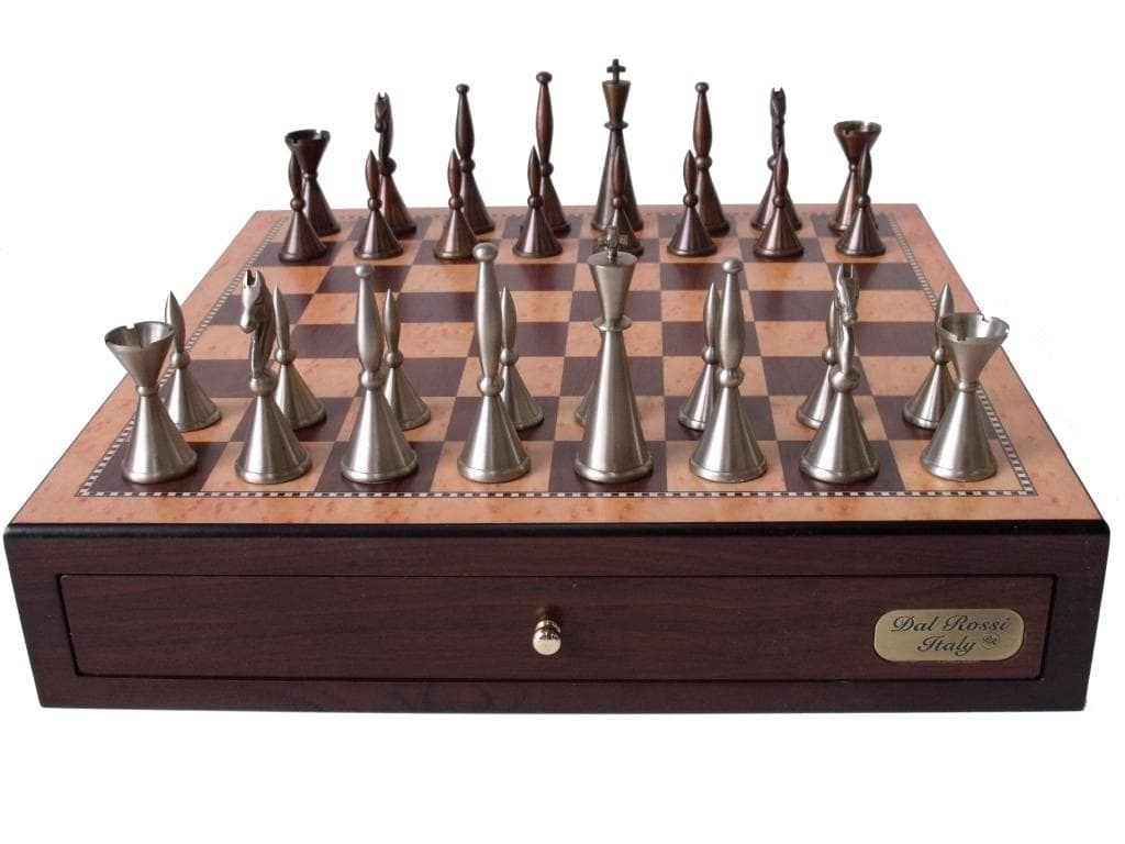Dal Rossi Italy, Staunton Metal Chessmen ONLY