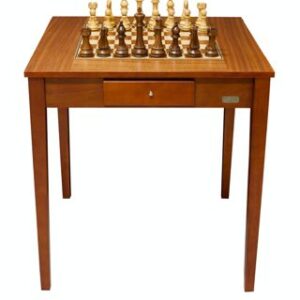 Dal Rossi Italy Chess Table 28" Including 150mm Weighted Chess Pieces