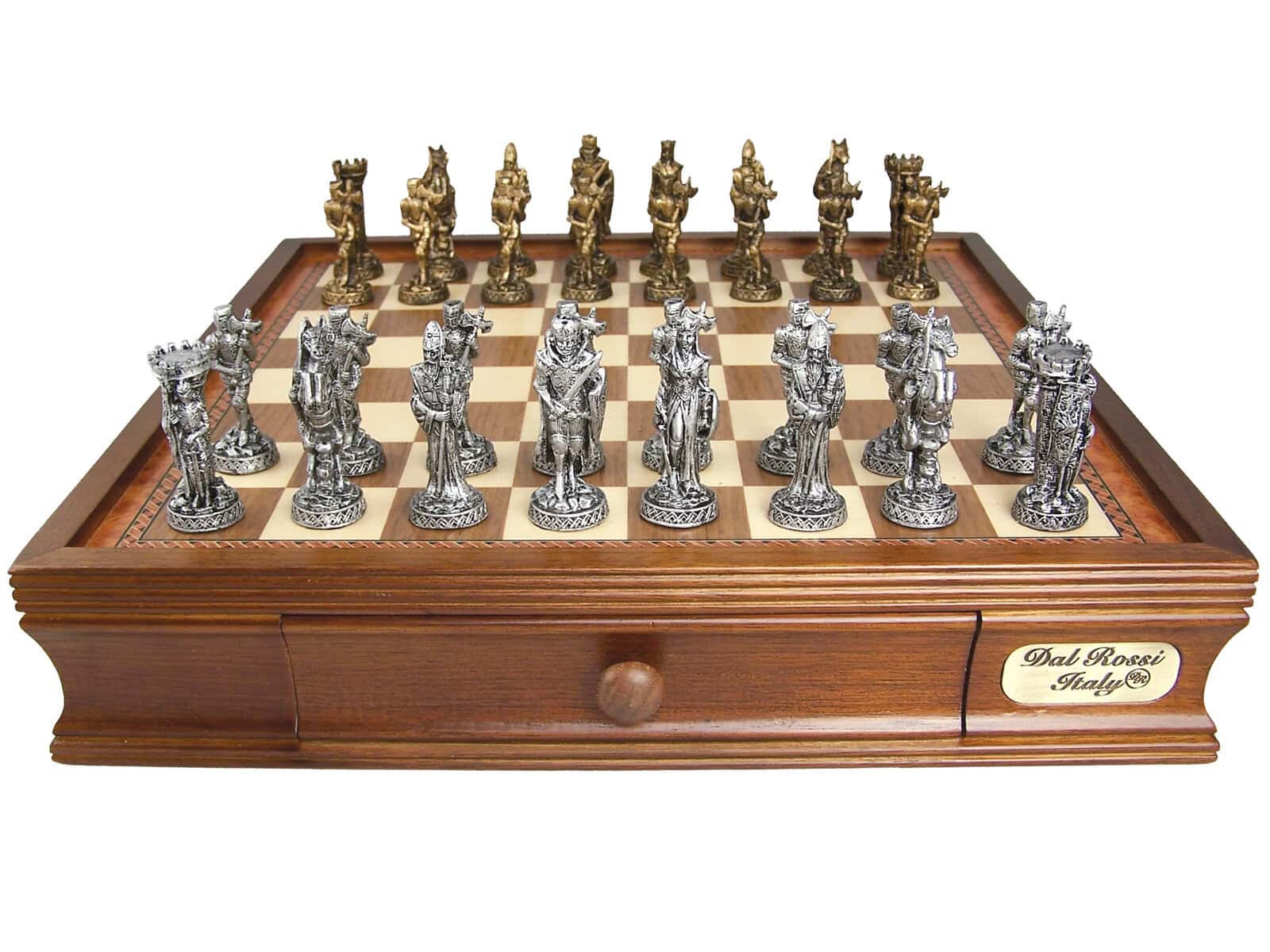 Dal Rossi Italy, Medieval Pewter Chess Pieces (PIECES ONLY)