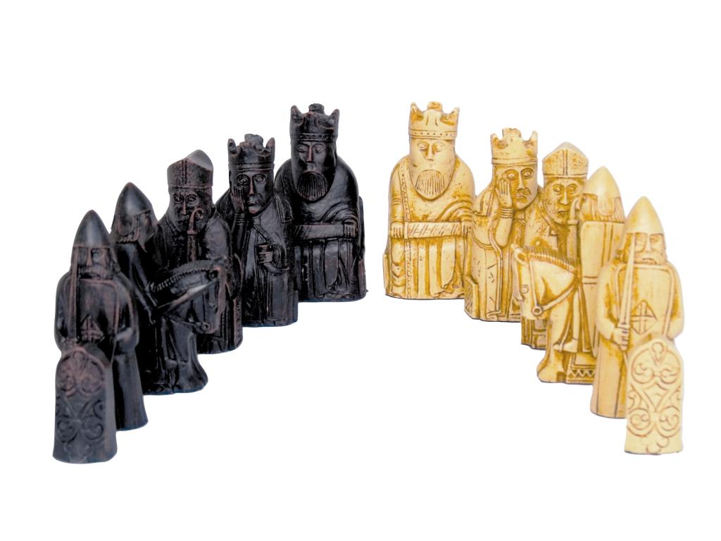 Dal Rossi Italy Isle of Lewis Chess Set with Drawers 20"