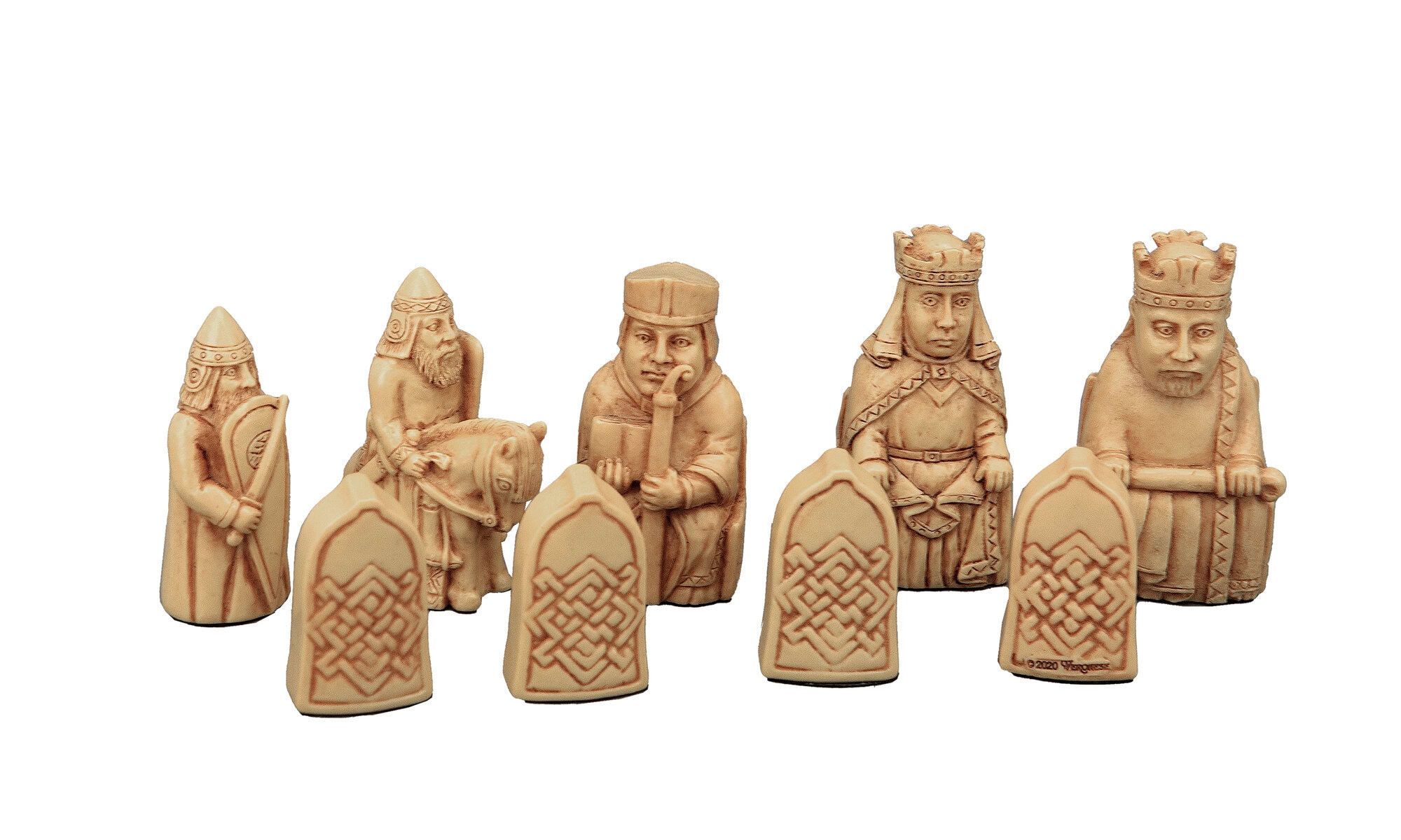 Dal Rossi Italy Isle of Lewis Chess Set with Drawer 15"