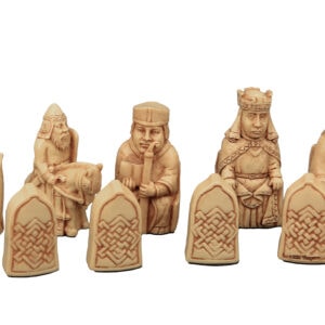 Dal Rossi Italy Isle of Lewis Chess Set with Drawer 14"