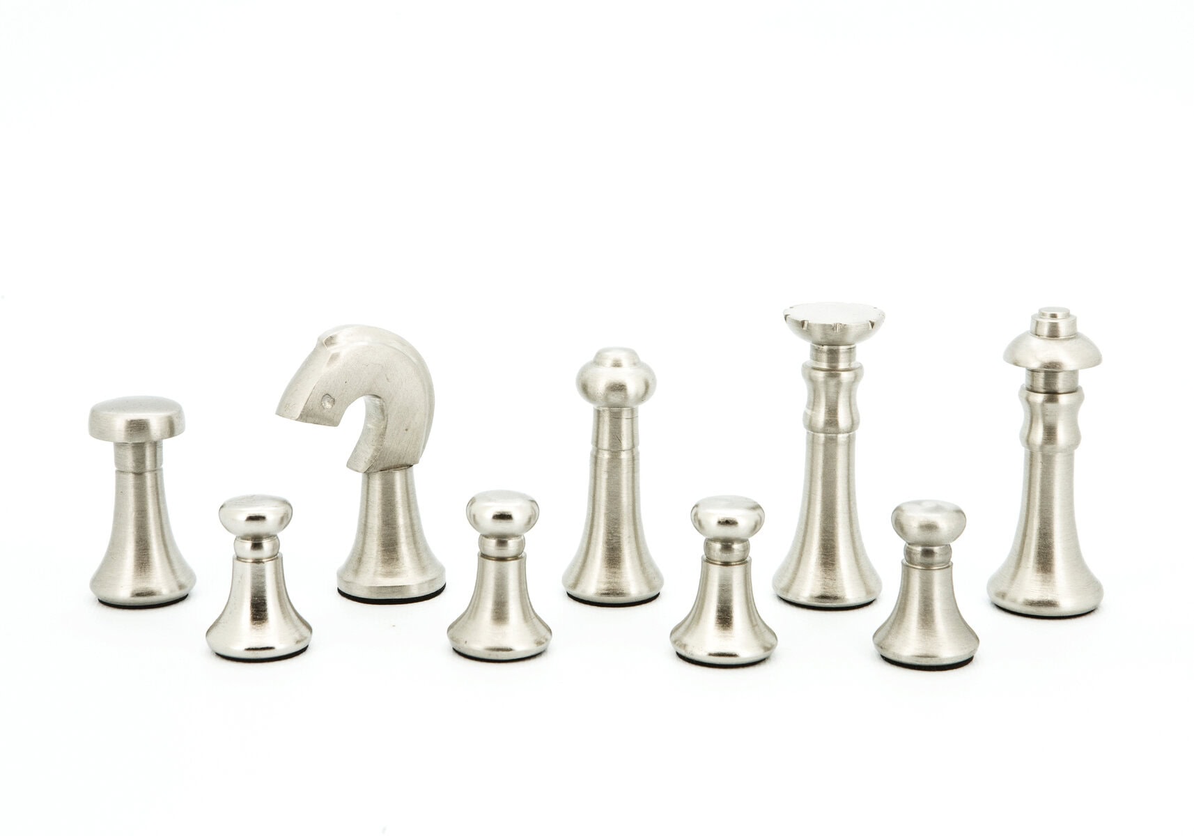 Dal Rossi Italy Chess Set 18” Black and White, With Black PU Leather Bevelled Edge with compartments, With Metal Copper and silver Chessmen 80mm