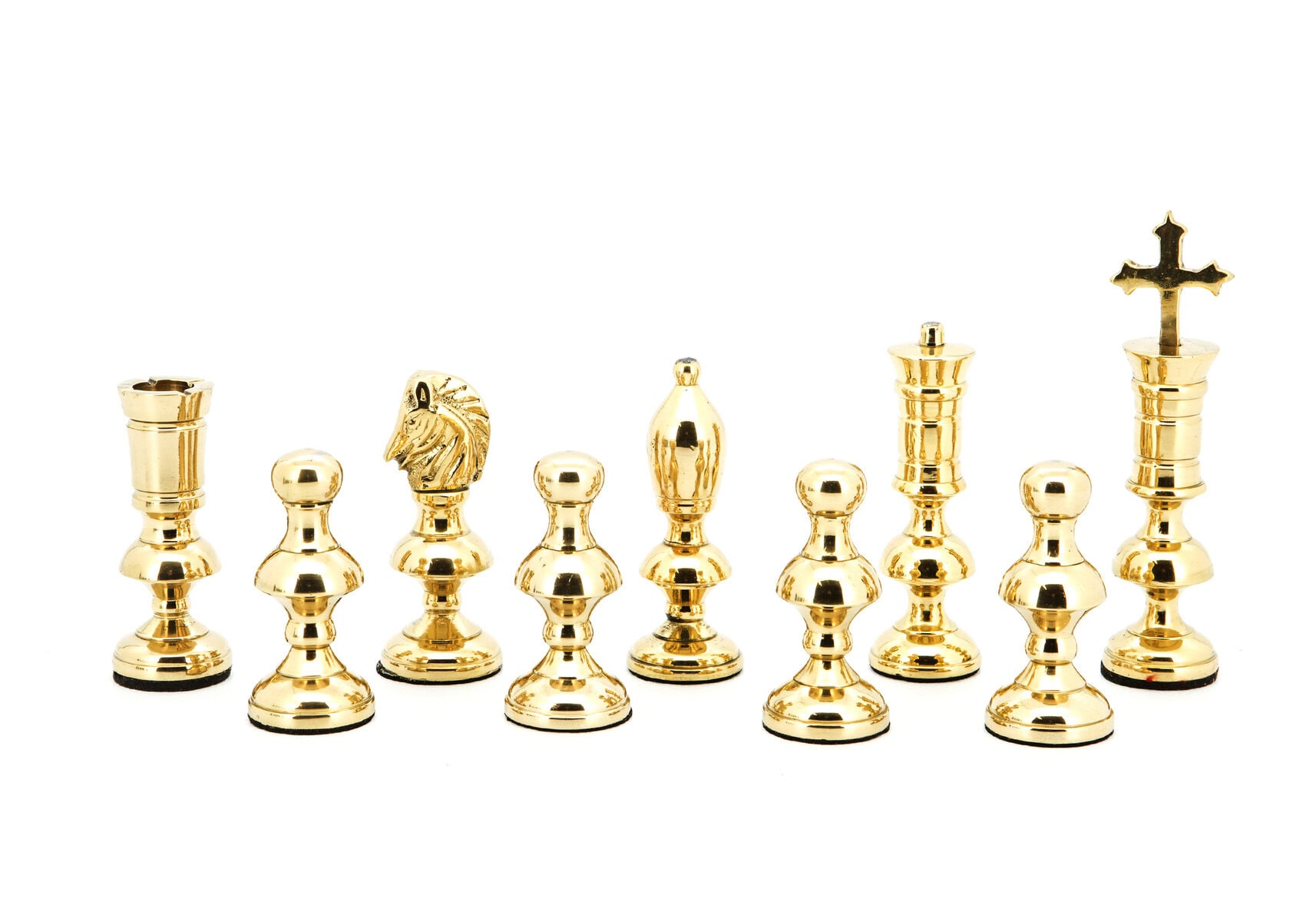Dal Rossi Italy Chess Set Carbon Fibre Shinny Finish 20″ With Compartments, With Metal Dark Titanium and Gold Chessmen 110mm