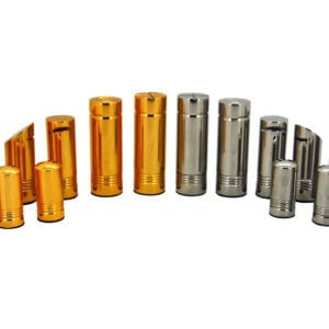 Dal Rossi Italy, Modern Gold and Silver Chessmen 75mm Chessmen on a Walnut Inlaid Chess Box with Compartments 20"
