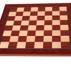 Dal Rossi Italy Chess Set  Mahogany Maple Flat Board 50cm, With Very Heavy Brass Staunton Gold and Silver chessmen 110mm