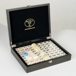 Dal Rossi Italy, Mahjong 29cm - in Carbon Fibre Finish Case
