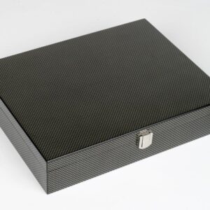 Dal Rossi Italy, Mahjong 29cm - in Carbon Fibre Finish Case