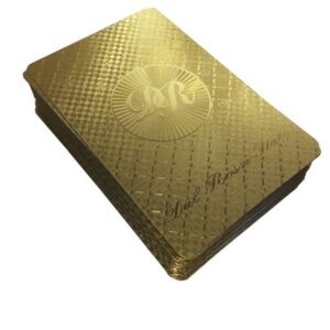 Dal Rossi Italy Luxury 24k 99.9% Genuine Gold Plated Playing cards.