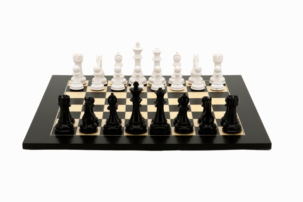 Dal Rossi Italy Black and White Weight pieces110mm Chess Pieces ONLY