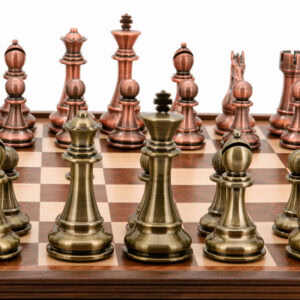 Dal Rossi Italy Bronze and Copper Weight  Chess pieces110mm Chess Pieces ONLY
