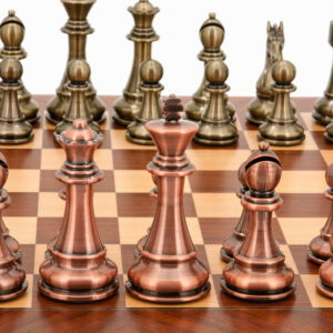 Dal Rossi Italy Bronze and Copper Weight  Chess pieces110mm Chess Pieces ONLY