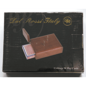 Dal Rossi Travel Cribbage Wood / With Play Cards
