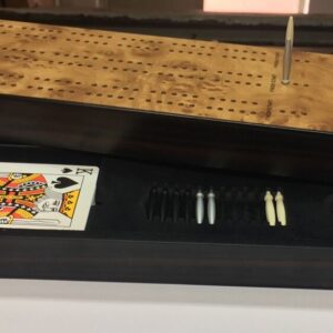 Dal Rossi Cribbage Wood / comes with two packs of playing cards