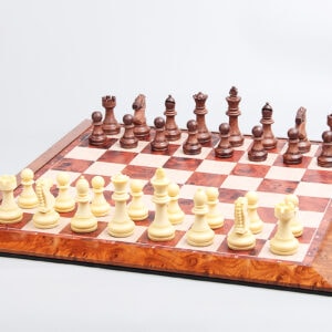 Magnetic Games - Magnetic Chess SET, ONLY Brown/White 16"