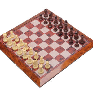 Magnetic Games - Magnetic Chess SET, ONLY Brown/White 16"