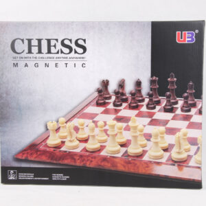 Magnetic Games - Magnetic Chess SET, ONLY Brown/White 16"